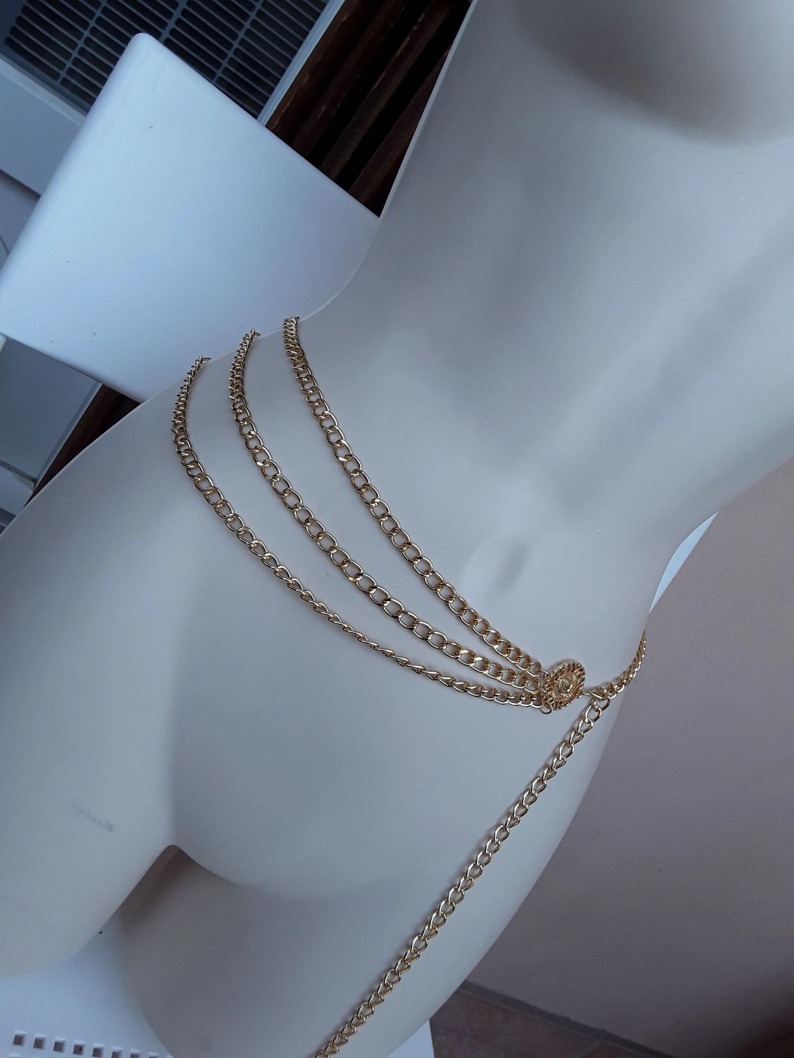 Body jewelry chain belt – photo 3